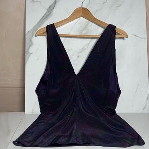 RALPHS LAUREN TOP WOMENS CAMI SILK